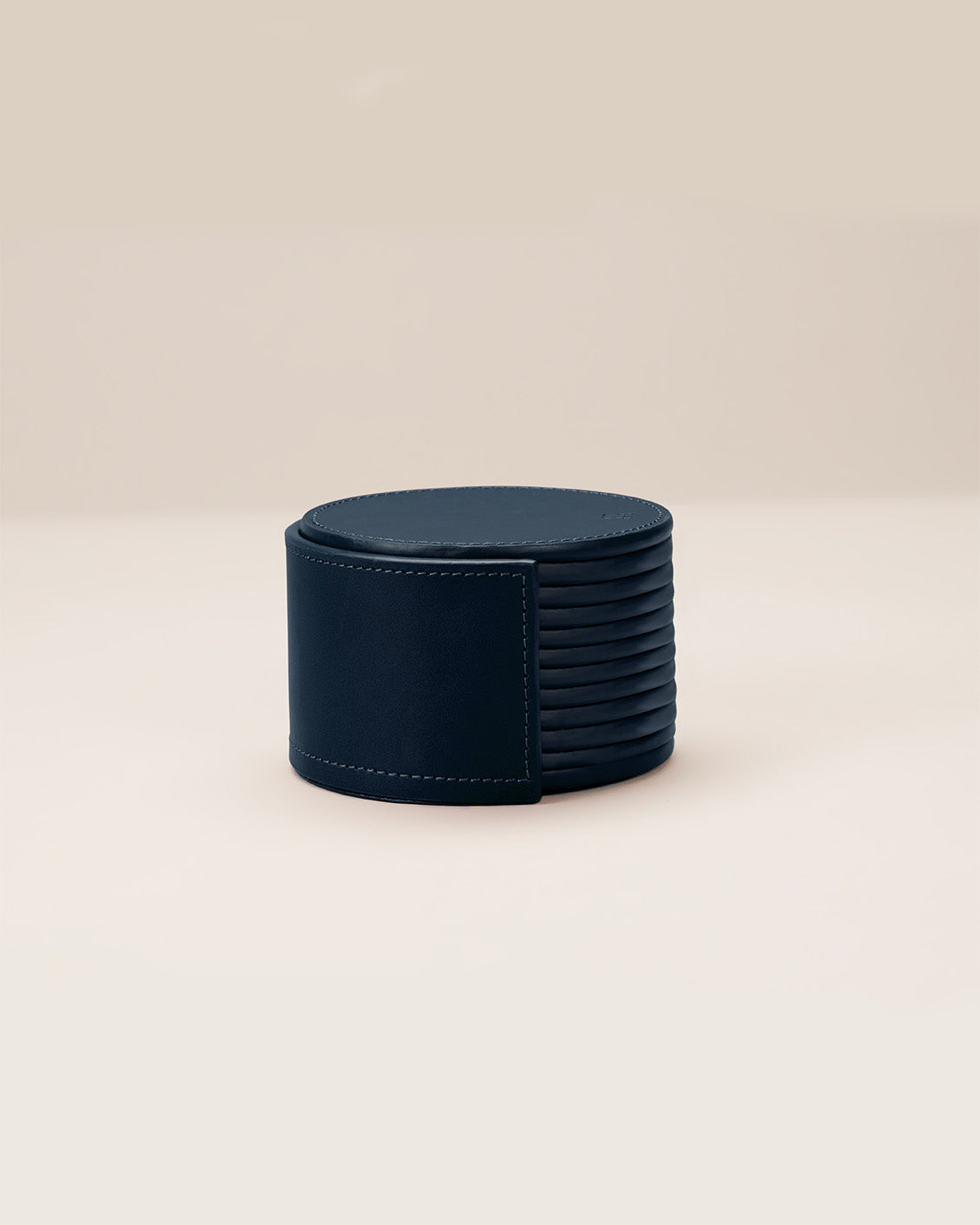 Set of 12 Leather Coasters