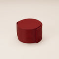 Set of 12 Leather Coasters