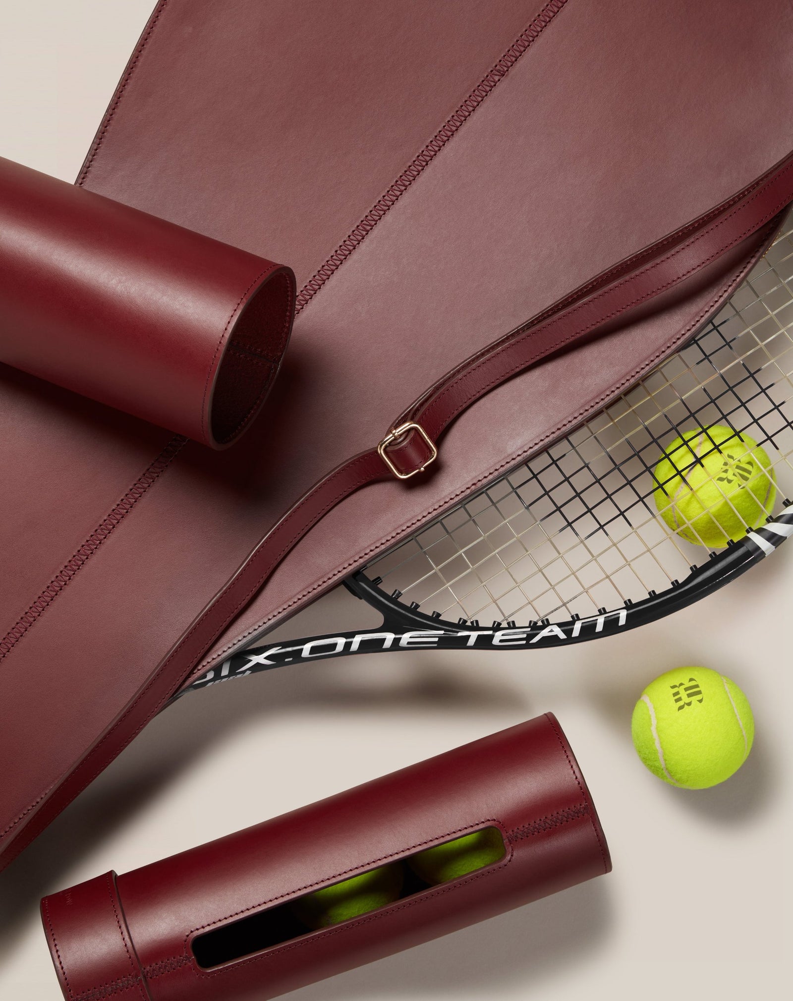 Leather Tennis Gift Set