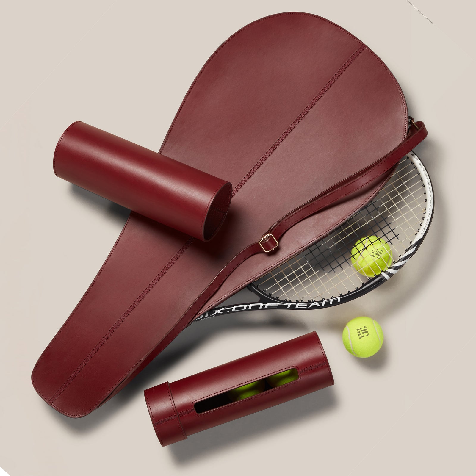 Leather Tennis Gift Set