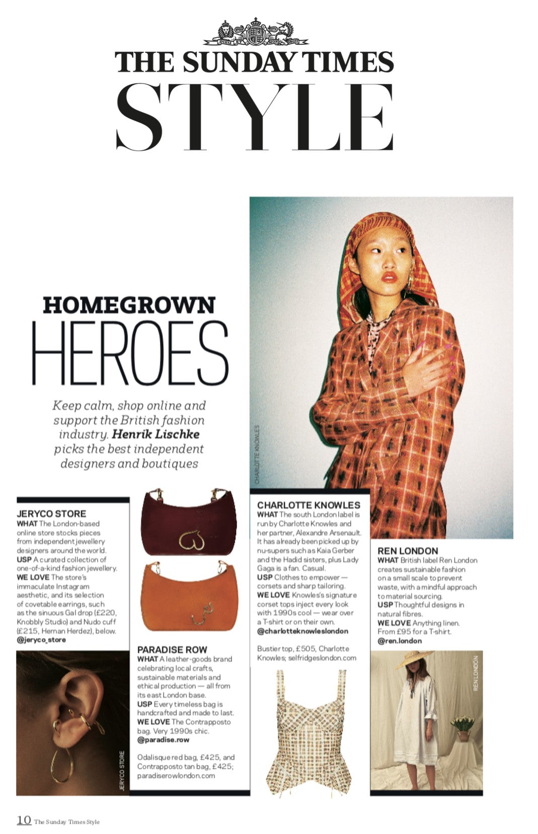 SUNDAY TIMES STYLE