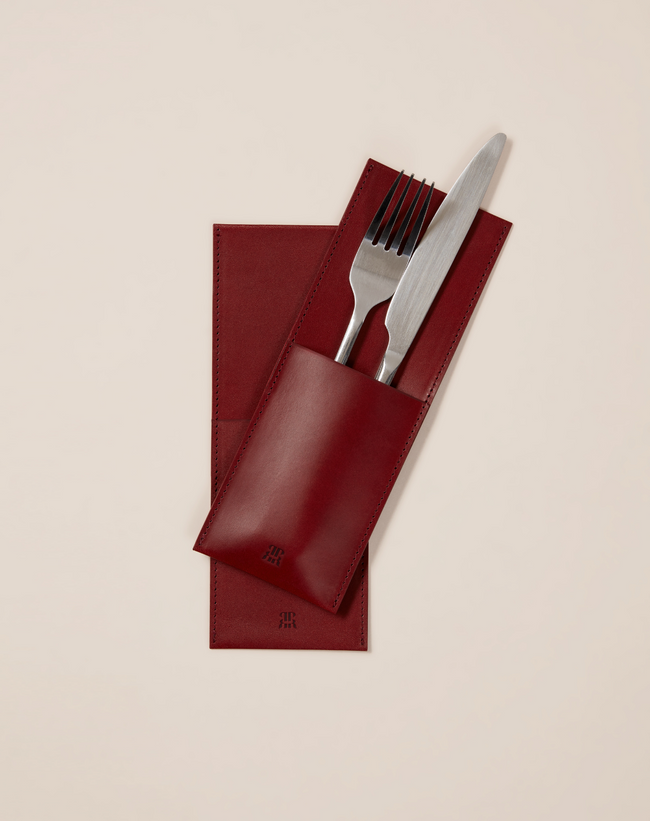 Leather Cutlery Holder (set of 4)